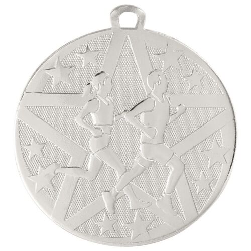JDS SS403S - 2" Silver Superstar Cross Country Medal SS403S SS403S - 2" Silver Superstar Cross Country Medal Thumbnail