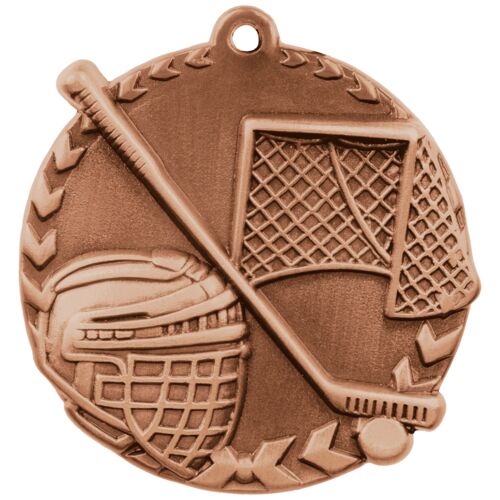 JDS STM1230B - 1 3/4" Antique Bronze Hockey Millennium Medal STM1230B  STM1230B - 1 3/4" Antique Bronze Hockey Millennium Medal Thumbnail