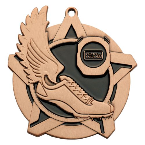 PDU-CAT SUPER STAR MEDAL, TRACK, BRONZE - 2 1/4" 43160-Z  43160-Z  SUPER STAR MEDAL, TRACK, BRONZE - 2 1/4" 43160-Z  Thumbnail