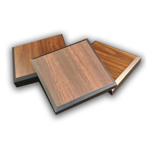 Arch ARC-2402 4.25"x4.25" Walnut Vinyl w/ Black Trim ARC-2402 ARC-2402 4.25"x4.25" Walnut Vinyl w/ Black Trim Thumbnail