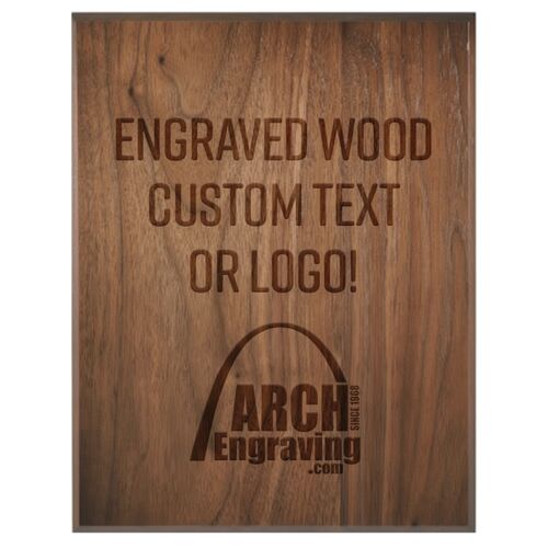 JDS GW 45 Degree Bevel Edge Genuine Walnut Plaque GW GW 45 Degree Bevel Edge Genuine Walnut Plaque Thumbnail