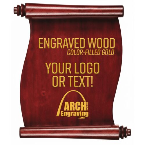 JDS PSR - Rosewood Piano Finish Scroll Plaque PSR PSR - Rosewood Piano Finish Scroll Plaque Thumbnail
