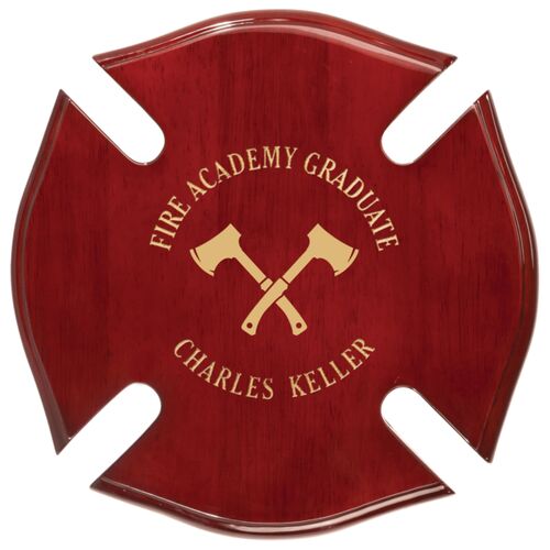 JDS PSH - Rosewood Piano Finish Maltese Cross Plaque PSH PSH - Rosewood Piano Finish Maltese Cross Plaque Thumbnail
