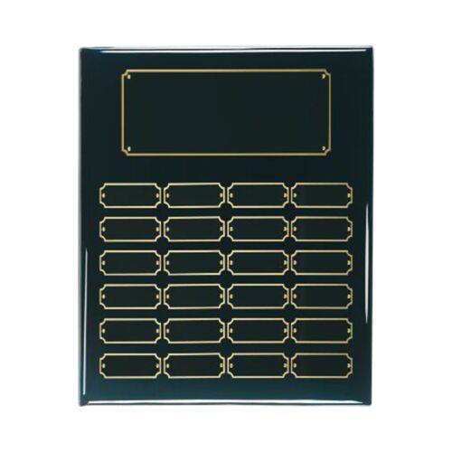 JDS BPP24 - 24 Plate Black Piano Finish Completed Perpetual Plaque BPP18 BPP24 - 24 Plate Black Piano Finish Completed Perpetual Plaque Thumbnail