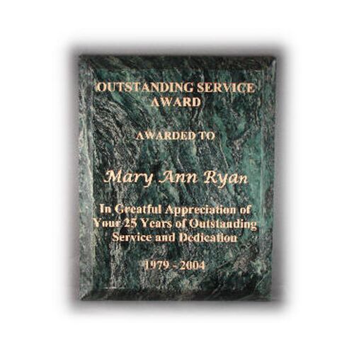 M-DG-8x10BPL - Marble Plaque (Multiple Color Options) Thumbnail