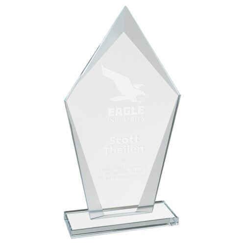 JDS CGS23 - 8 1/2" Diamond Clear Glass Award CGS23 CGS23 - 8 1/2" Diamond Clear Glass Award Thumbnail