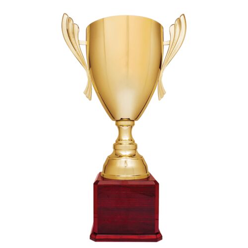 JDS CMC932G - 26 1/2" Gold Completed Metal Cup Trophy on Rosewood Royal Piano Finish Base CMC932G CMC932G - 26 1/2" Gold Completed Metal Cup Trophy on Rosewood Royal Piano Finish Base Thumbnail
