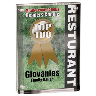 MAG102 - 5" x 7" Magnetic Acrylic Award Thumbnail