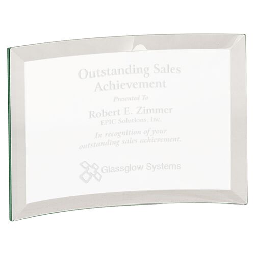 JDS CE6500 - 6" x 4" x 1/4" Beveled Jade Glass Crescent CE6500 CE6500 - 6" x 4" x 1/4" Beveled Jade Glass Crescent Thumbnail