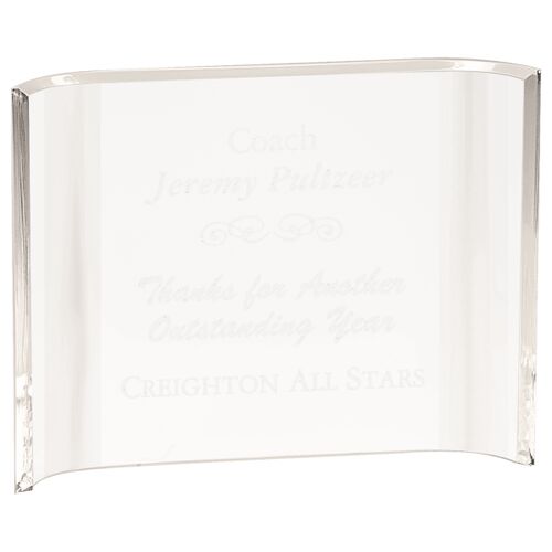 JDS Clear Acrylic Crescent ACC46 Clear Acrylic Crescent Thumbnail