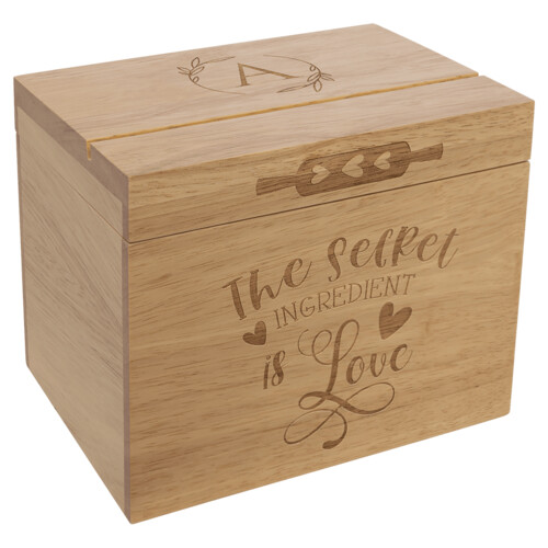 GFT436 - Recipe Card Wood Box Thumbnail