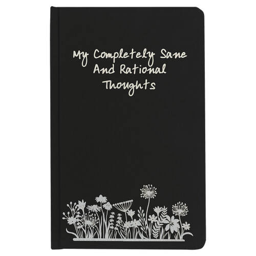 LZB300 5 1/4" x 8 1/4" Black Journal-Lasers to Silver Thumbnail