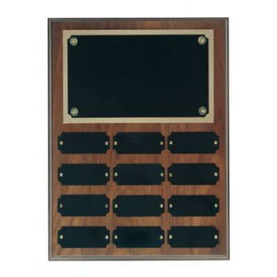 Genuine Walnut Completed Perpetual Plaque Thumbnail