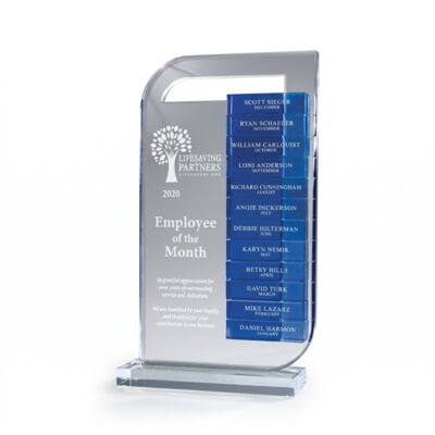 CD978B - Clear Lucite Perpetual Award - Large Thumbnail