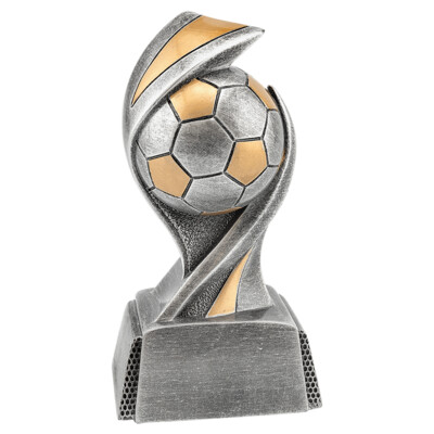 EMB104 - 5 1/2" Soccer Embrace Resin Thumbnail