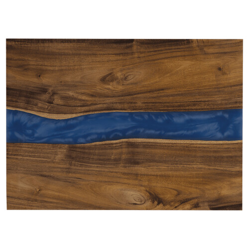 Acacia Serving Board (White/Blue) Thumbnail
