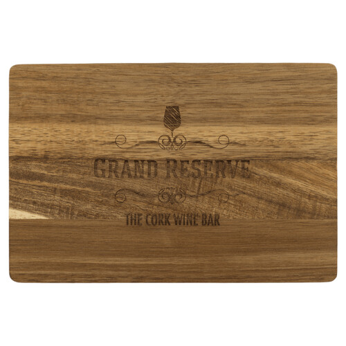 9" X 6" Acacia Cutting Board Thumbnail