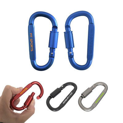 [WOR-DR25] D-Ring Carabiner with Lock Thumbnail