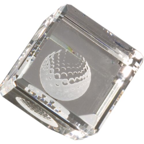 MARCO CRY048M - 2" x 2" Crystal Cube CRY048M CRY048M - 2" x 2" Crystal Cube Thumbnail