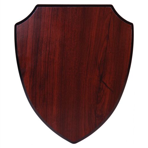 JDS PSH10   7 1/4" x 8 3/4" Rosewood Piano Finish Shield Plaque PSH10 PSH10   7 1/4" x 8 3/4" Rosewood Piano Finish Shield Plaque Thumbnail