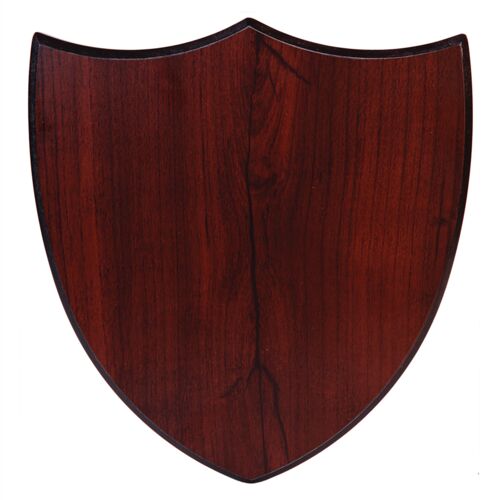 JDS PSH11   8 1/8" x 9 3/4" Rosewood Piano Finish Shield Plaque PSH11 PSH11   8 1/8" x 9 3/4" Rosewood Piano Finish Shield Plaque Thumbnail