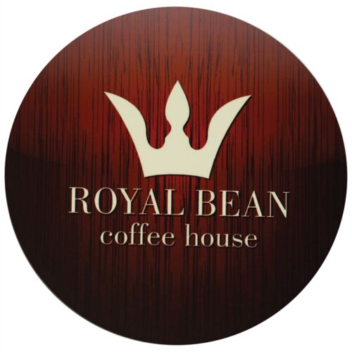 UN5822  1-Sided Gloss Hardboard Round Coaster with Cork Back Thumbnail