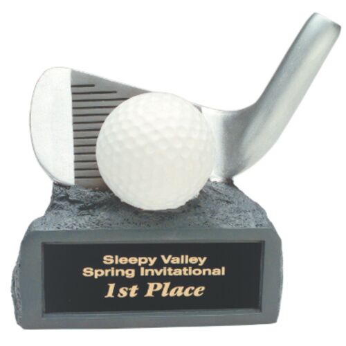 JDS JDS31A   4-1/4" White/ Silver Golf on Base Resin Trophy JDS31A JDS31A   4-1/4" White/ Silver Golf on Base Resin Trophy Thumbnail