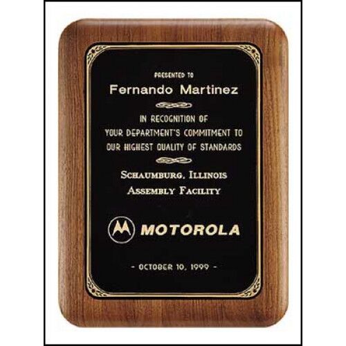 Tropar P1613 7"X 9" Solid American walnut plaque  P1613 P1613 7"X 9" Solid American walnut plaque  Thumbnail