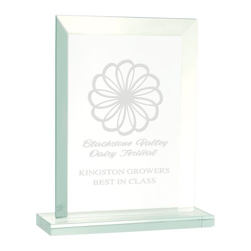 JDS JGS61 - 7" Rectangle Jade Glass Award JGS61 JGS61 - 7" Rectangle Jade Glass Award Thumbnail