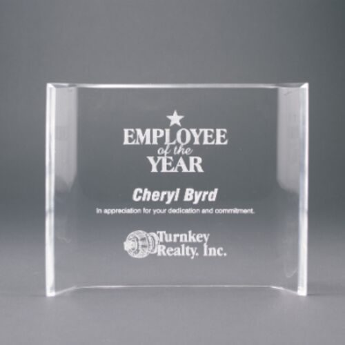 JDS ACC68 8" x 6" Clear Acrylic Crescent ACC68 ACC68 8" x 6" Clear Acrylic Crescent Thumbnail