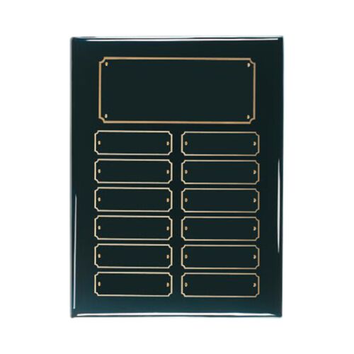JDS BPP12 - 12 Plate Black Piano Finish Completed Perpetual Plaque BPP12 BPP12 - 12 Plate Black Piano Finish Completed Perpetual Plaque Thumbnail