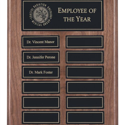JDS APT200CBK - 9" x 12" Recognition Pocket 12 Plate Perpetual Plaque APT200CBK  APT200CBK - 9" x 12" Recognition Pocket 12 Plate Perpetual Plaque Thumbnail