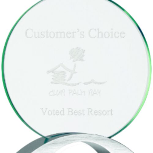 JDS CMG11 - 7 1/4" Round Cosmic Glass with Silver Base CMG11 CMG11 - 7 1/4" Round Cosmic Glass with Silver Base Thumbnail