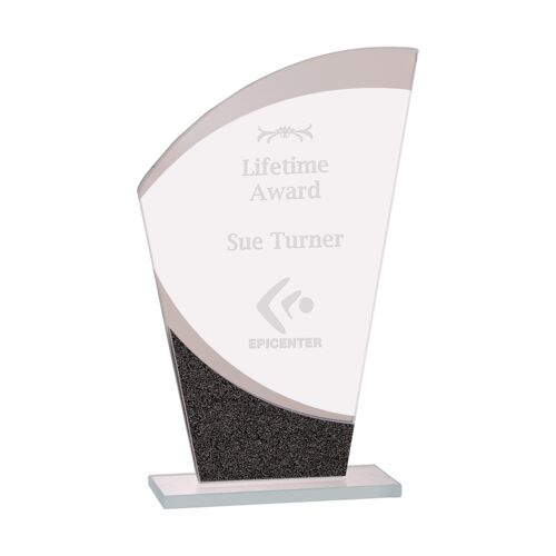 JDS DGS11  Wave Designer Glass Award   7 1/4" DGS11 DGS11  Wave Designer Glass Award   7 1/4" Thumbnail