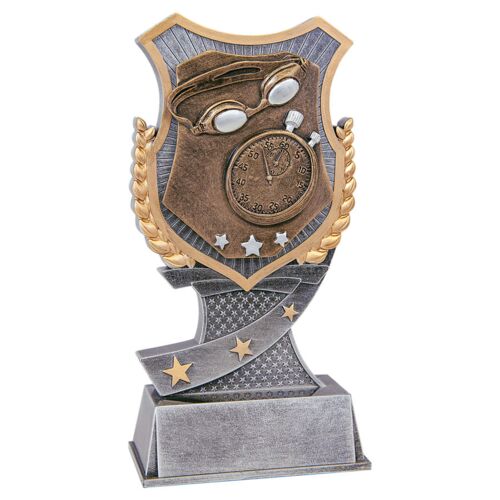 JDS SA708 - 7 inch Swimming Shield Award SA708 SA708 - 7 inch Swimming Shield Award Thumbnail