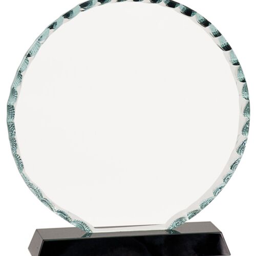 JDS FC23 - 7 1/2 Inch Round Facet Glass on Black Base FC23 FC23 - 7 1/2 Inch Round Facet Glass on Black Base Thumbnail