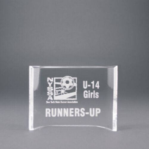 JDS ACC46 - 6" x 4" Clear Acrylic Crescent ACC46 ACC46 - 6" x 4" Clear Acrylic Crescent Thumbnail