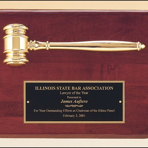 JDS PG3751 - 9" X 12" ROSEWOOD GAVEL PLAQUE  PG3751 PG3751 - 9" X 12" ROSEWOOD GAVEL PLAQUE  Thumbnail