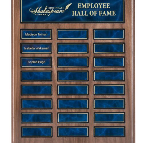 JDS APT225DBL - 12" x 15" Recognition Pocket 24 Plate Perpetual Plaque APT225DBL APT225DBL - 12" x 15" Recognition Pocket 24 Plate Perpetual Plaque Thumbnail