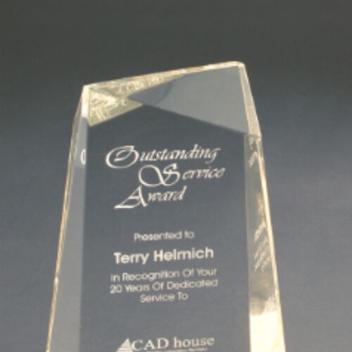 JDS AWG7GD - 7" Gold Facet Wedge Acrylic AWG7GD AWG7GD - 7" Gold Facet Wedge Acrylic Thumbnail