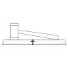 CRY047 - 13 7/8" x 4 1/4" Crystal Gavel on Black Base Thumbnail