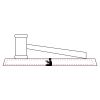 CRY047 - 13 7/8" x 4 1/4" Crystal Gavel on Black Base Thumbnail
