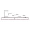 CRY047 - 13 7/8" x 4 1/4" Crystal Gavel on Black Base Thumbnail