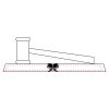 CRY047 - 13 7/8" x 4 1/4" Crystal Gavel on Black Base Thumbnail