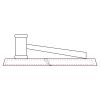 CRY047 - 13 7/8" x 4 1/4" Crystal Gavel on Black Base Thumbnail
