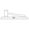 CRY047 - 13 7/8" x 4 1/4" Crystal Gavel on Black Base Thumbnail