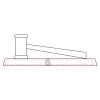 CRY047 - 13 7/8" x 4 1/4" Crystal Gavel on Black Base Thumbnail