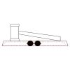 CRY047 - 13 7/8" x 4 1/4" Crystal Gavel on Black Base Thumbnail