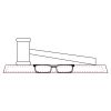 CRY047 - 13 7/8" x 4 1/4" Crystal Gavel on Black Base Thumbnail