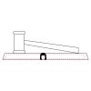 CRY047 - 13 7/8" x 4 1/4" Crystal Gavel on Black Base Thumbnail